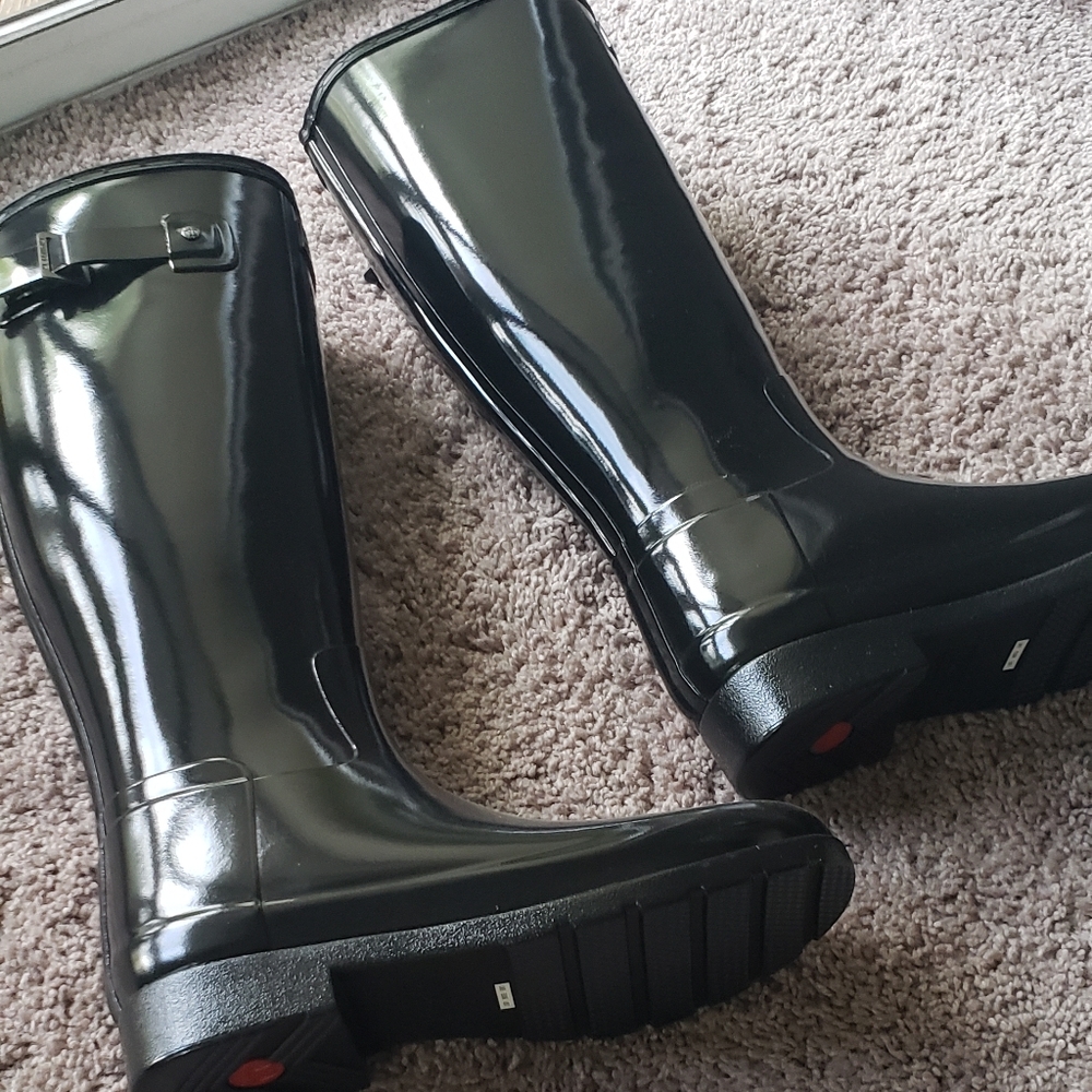 Hunter refined wide fit boots